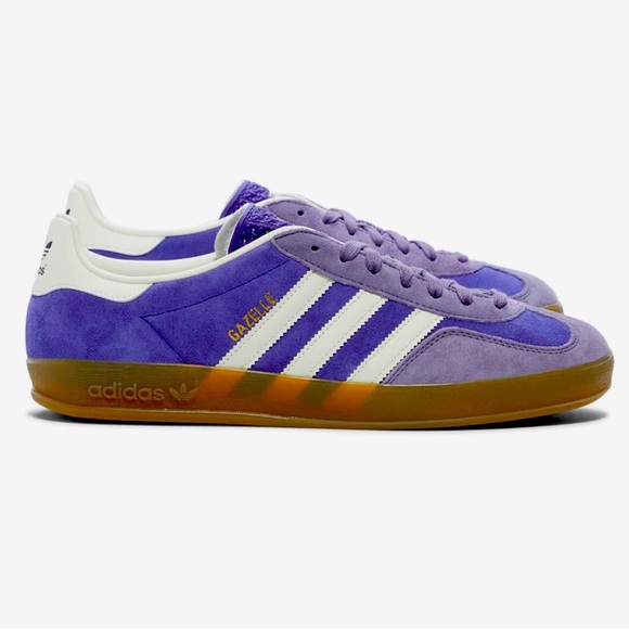 🤷🏼‍♀️ ADIDAS GAZELLE INDOOR COLLEGIATE PURPLE 💜 - Picture 3 of 5
